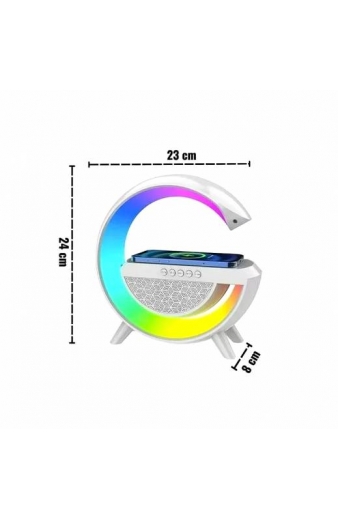 Ηχείο Bluetooth 5W με Ραδιόφωνο BT2301 - LED Wireless Charging Speaker