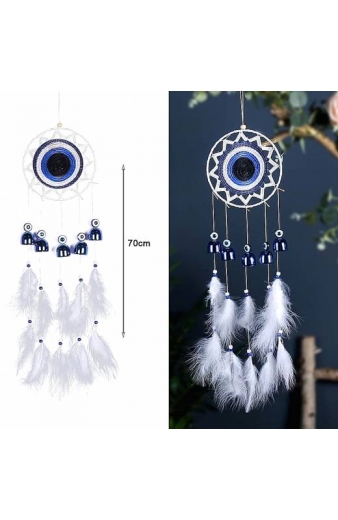 Κρεμαστό διακοσμητικό ονειροπαγίδα 70cm - Hanging decoration dreamcatcher