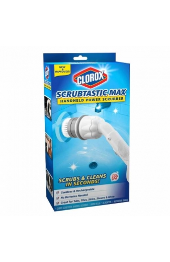 Clorox Επαναφορτιζόμενη Βούρτσα Καθαρισμού με 2 Κεφαλές - Scrubtastic Max Handheld Power Scrubber