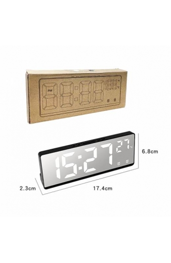 Επιτραπέζιο Ρολόι με Ξυπνητήρι & Ένδειξη Θερμοκρασίας DS-6631 - Alarm clock