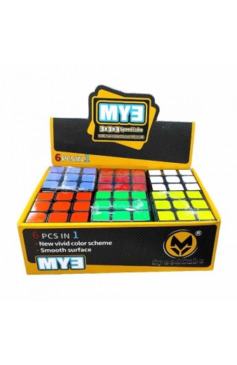 MYE Speed Cube παιχνίδι κύβος 3x3x3 – Speed Cube 6pcs in 1