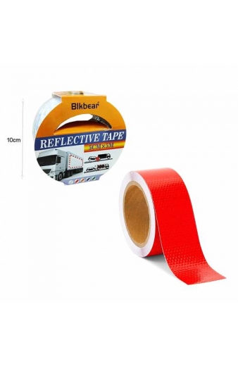 Αυτοκόλλητη αντανακλαστική ταινία 5m x 5cm κόκκινο - Reflective tape