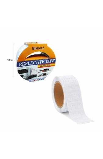 Αυτοκόλλητη αντανακλαστική ταινία 5m x 5cm λευκό - Reflective tape