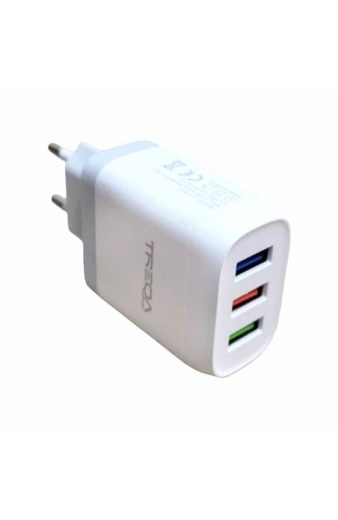 Treqa Γρήγορος φορτιστής 3.1Α Auto-ID CH-642 - Fast Charger Auto-ID