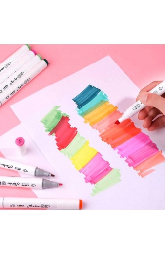 Μαρκαδόροι ζωγραφικής διπλής όψης 36τμχ YZ-502 - Colorful Mark Pen