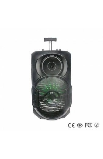 Φορητό ηχείο 30W με μικρόφωνο & τηλεχειριστήριο ZQS12106S 12"- Super bass wireless speaker