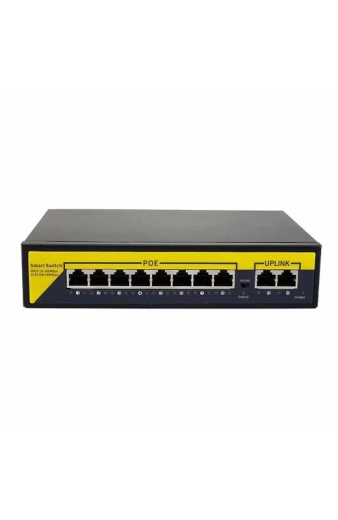 Andowl Q-JH07 Διακόπτης PoE δικτύου 10 θύρες 100Μ 100Mbps - 10 Port smart switch POE network cable powered