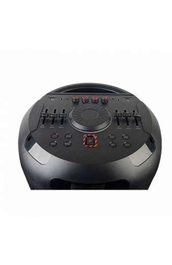 Επαναφορτιζόμενο Ηχείο Bluetooth με Μικρόφωνο,Τηλεχειριστήριο και LED Φως MT-1209 - Bluetooth Speaker