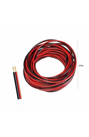 Καλώδια Ρεύματος 100m κόκκινο/μαύρο - Electrical wire
