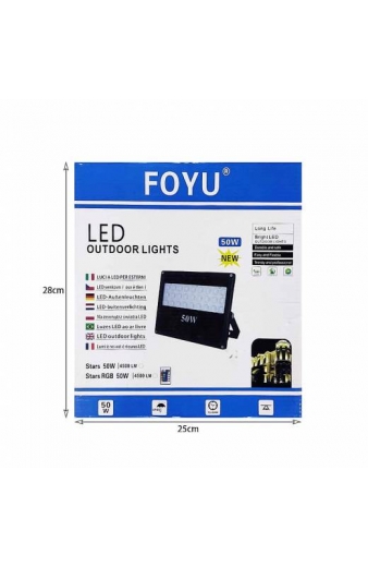 FOYU LED προβολέας 50W - FOYU LED Outdoor lights