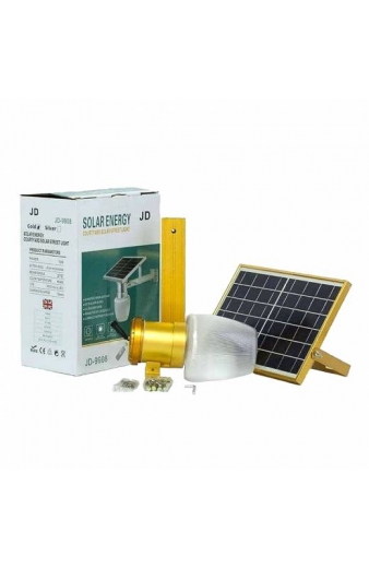 Ηλιακό Φωτιστικό 10W LED Με Αισθητήρα Φωτός Χρυσό JD-9908 - Solar energy