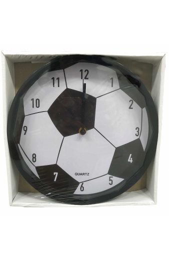Ρολόι τοίχου - Soccer - XH-6629 - 166290 - Black