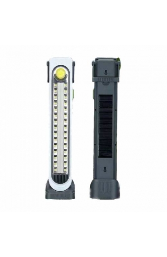 Επαναφορτιζόμενος φακός LED έκτακτης ανάγκης με ηλιακό πάνελ - 6855Τ - 200620