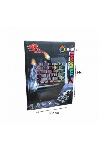 RGB Gaming KeyPad με διακόπτες και RGB φωτισμό JX-K8 - Unilateral Teclado Gamer