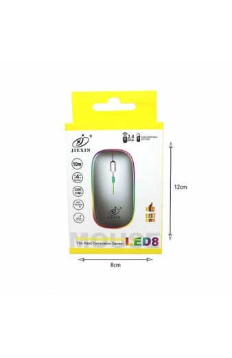 JIEXIN ασύρματο ποντίκι - Wireless mouse LED8