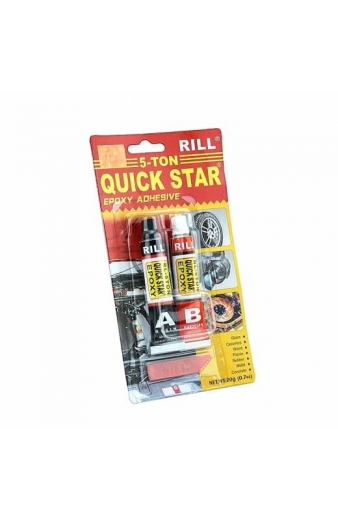 Rill Σετ ισχυρές κόλλες - 5-Min quickstar epoxy adhesive