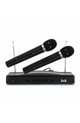 K&K Ασύρματο μικρόφωνο και δέκτης AT-306 - K&K Wireless microphone and receiver AT-306