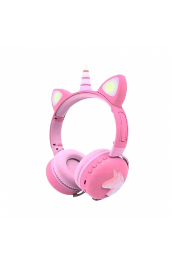 Ασύρματα ακουστικά - Unicorn Headphones - ME17 - 258606 - Pink