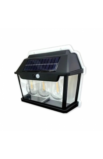 Ηλιακό φωτιστικό LED εξωτερικού χώρου με αισθητήρα κίνησης - 999-3W - 374455