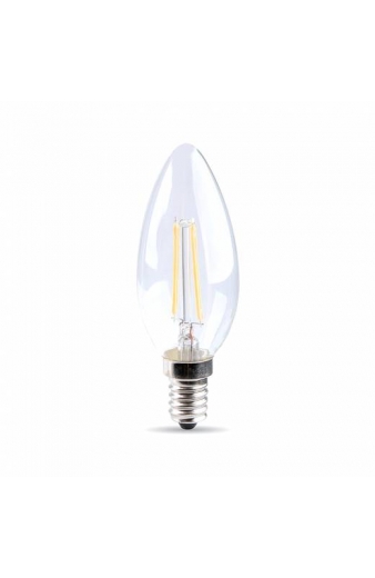 Λάμπα LED Filament κερί - Ε14 - 2W - 431459