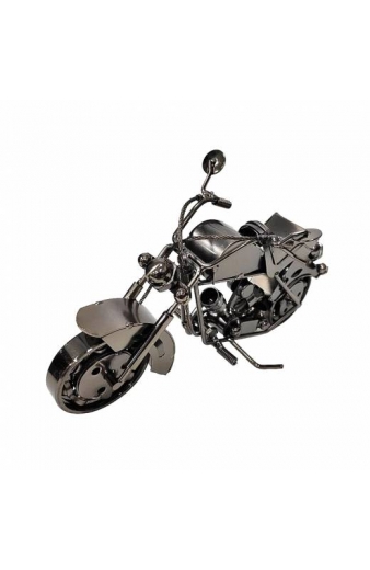 Μεταλλικό διακοσμητικό μηχανάκι Vintage στυλ M21 - Metallic decorative motorcycle