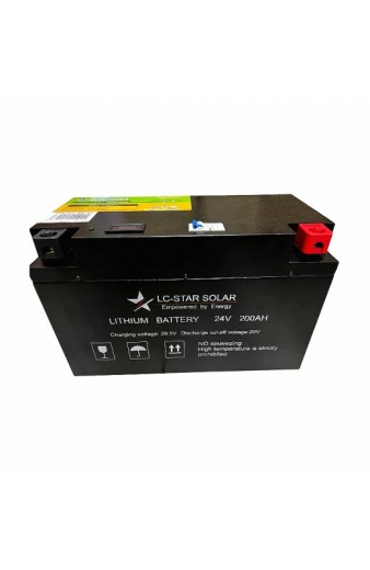 Μπαταρία φωτοβολταϊκού κλειστού τύπου – Λιθίου - LC-Star Solar - 200A - 24V - 515010