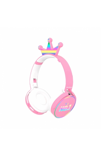 Ασύρματα ακουστικά - Princess Headphones - ME16 - 516479 - Pink