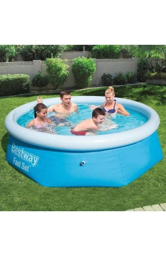 Bestway Πισίνα PVC Φουσκωτή 66cm x 2.44m #57265 - Bestway pool