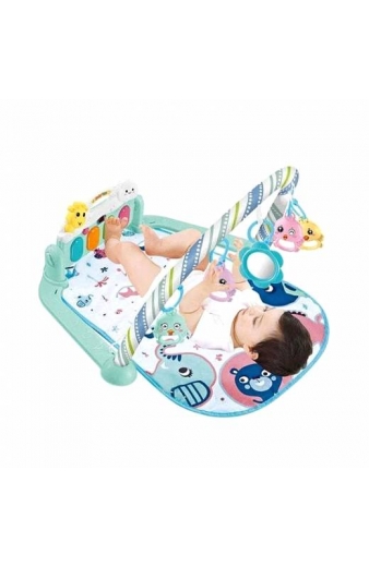 Γυμναστήριο-Μουσικό Πιανάκι Μπλέ - Baby toys playgym piano mat