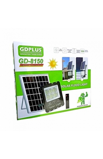 Ηλιακός προβολέας τοίχου με τηλεχειριστήριο 50W GD-8150 GDPLUS