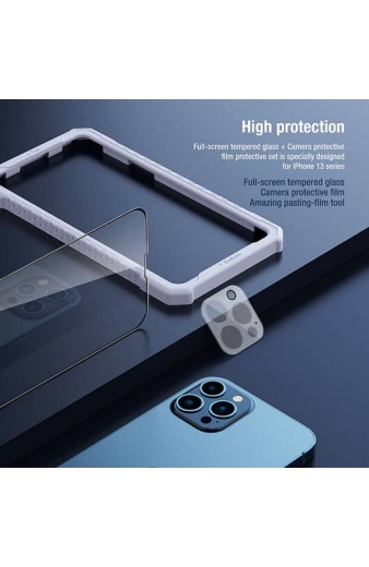NILLKIN tempered glass & camera protective film για iPhone 13 Pro Max
