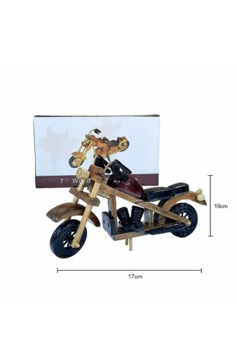 Ξύλινη διακοσμητική μηχανή – Wooden motorcycle decoration