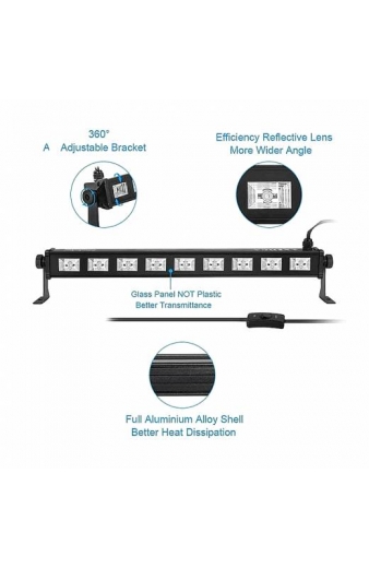 UV μπάρα φωτισμού LED Blacklight QY-DJ-UV005 - UV LED Black light bar