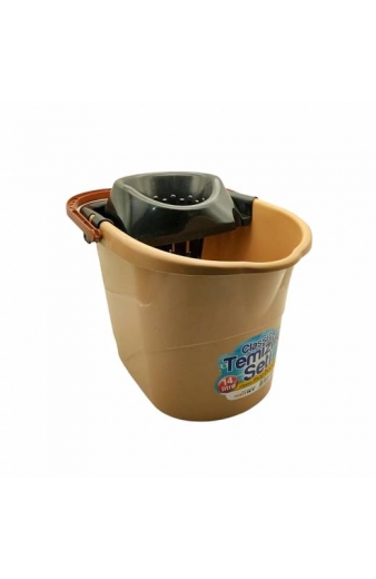 MER WY Πλαστικός Κουβάς με Στίφτη 40L - Classic Mop Bucket