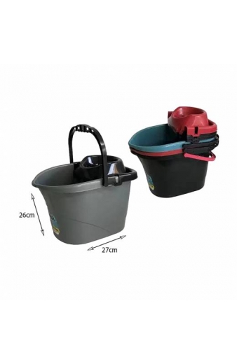 MER WY Πλαστικός Κουβάς με Στίφτη 40L - Classic Mop Bucket