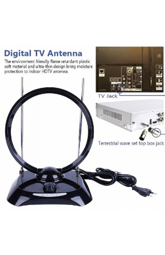 Φορητή ψηφιακή κεραία τηλεόρασης - Digital HDTV Antenna TV Receiver DVB-T-FD-O