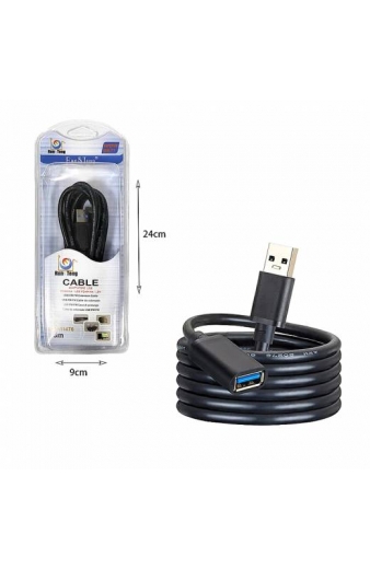 RUN&TENG Καλώδιο USB θηλυκό σε αρσενικό 3m R&T-11476 - USB FM/FM Extension cable