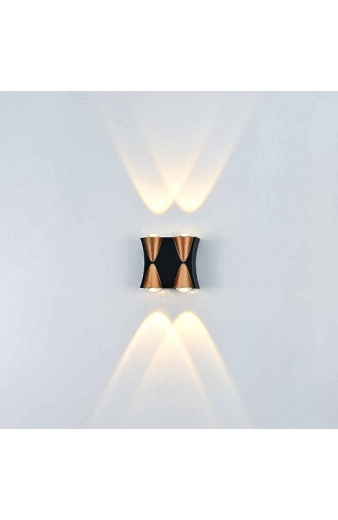 Επιτοίχιο φωτιστικό LED - Απλίκα - Warm White - 1014-4 - 941204