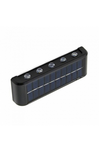 Ηλιακό φωτιστικό τοίχου LED - 2pcs - Warm White - HJJ-10 - 941358