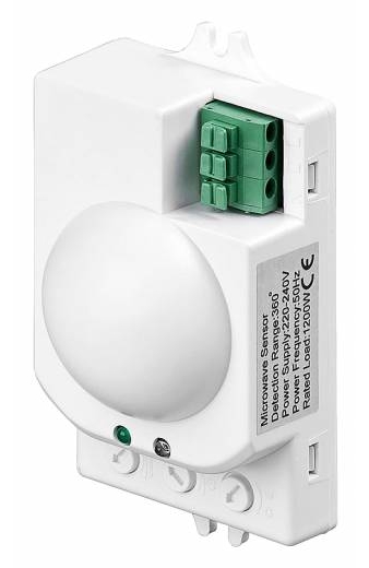 GOOBAY Microwave ανιχνευτής κίνησης 96011, εσωτ. χρήση, 360° 8m, λευκό