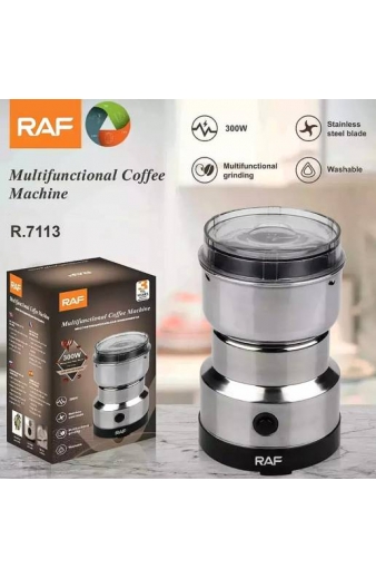 Raf Ηλεκτρικός Μύλος Καφέ 150W με Χωρητικότητα 85gr R.7113 - Multifunctional Coffee Machine