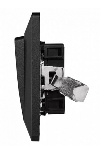 EMOS διακόπτης αλέ-ρετούρ A6100.8, διπλός, 2-way, μαύρος