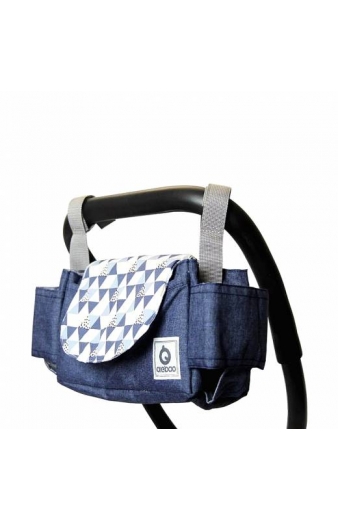 Aiebao Τσαντάκι αποθήκευσης βρεφικών ειδών για καρότσι - Τσάντα καροτσιού - Stroller Bag