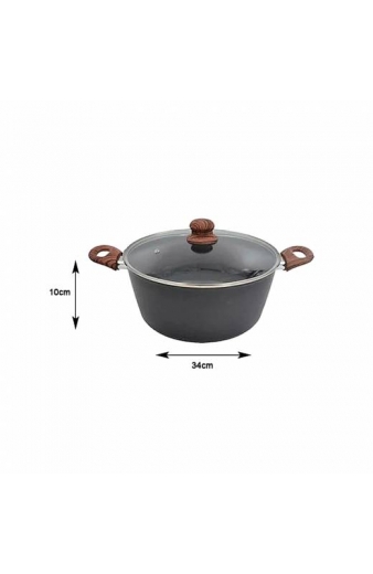 Sidirela Madera Αντικολλητική Κατσαρόλα 20cm E-3967 - Non-stick Casserole