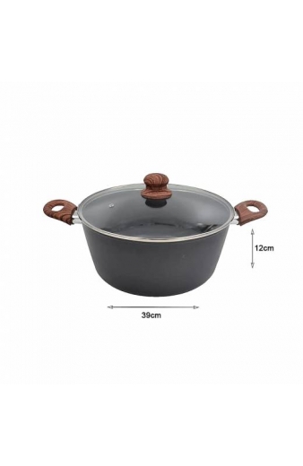 Sidirela Madera Αντικολλητική Κατσαρόλα 24cm E-3969 - Non-stick Casserole