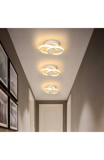 POWERTECH LED φωτιστικό οροφής HLL-0082, 20W, 4000K, 24.5x16.5cm, λευκό
