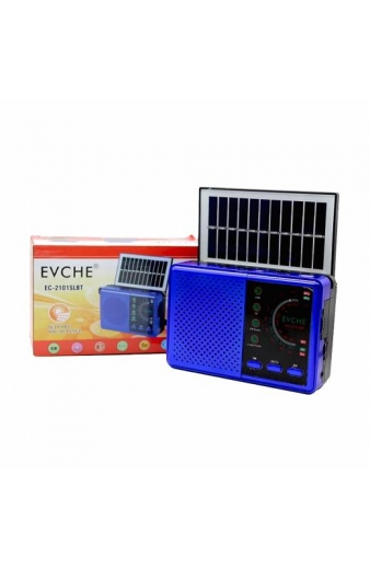 Evche Ηλιακό επιτραπέζιο ραδιόφωνο με USB και φακό EC-2101SLBT - Radio