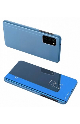 POWERTECH θήκη Clear View MOB-1643 για Samsung A72 5G, μπλε