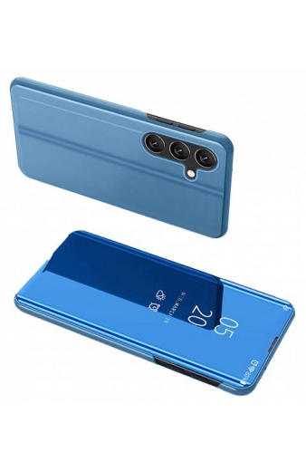 POWERTECH θήκη Clear view MOB-1843 για Samsung A54 Galaxy 5G, μπλε