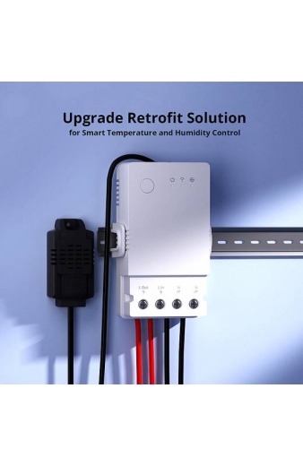 SONOFF smart διακόπτης ελέγχου θερμοκρασίας/υγρασίας THR320, Wi-Fi, 20A